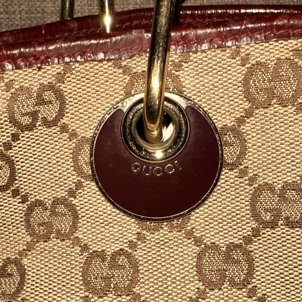 GUCCI ๐ค GG Eclipse Canvas Tote - Picture 4 of 8